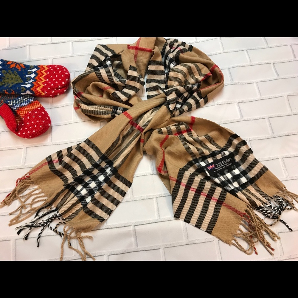 LAST TWO❤️💯Cashmere Plaid Scarf❤